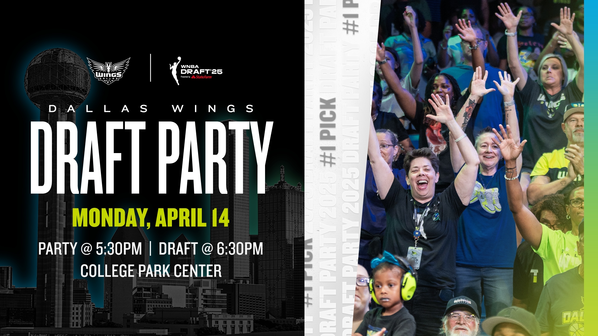 Dallas Wings To Host WNBA Draft Party At College Park Center