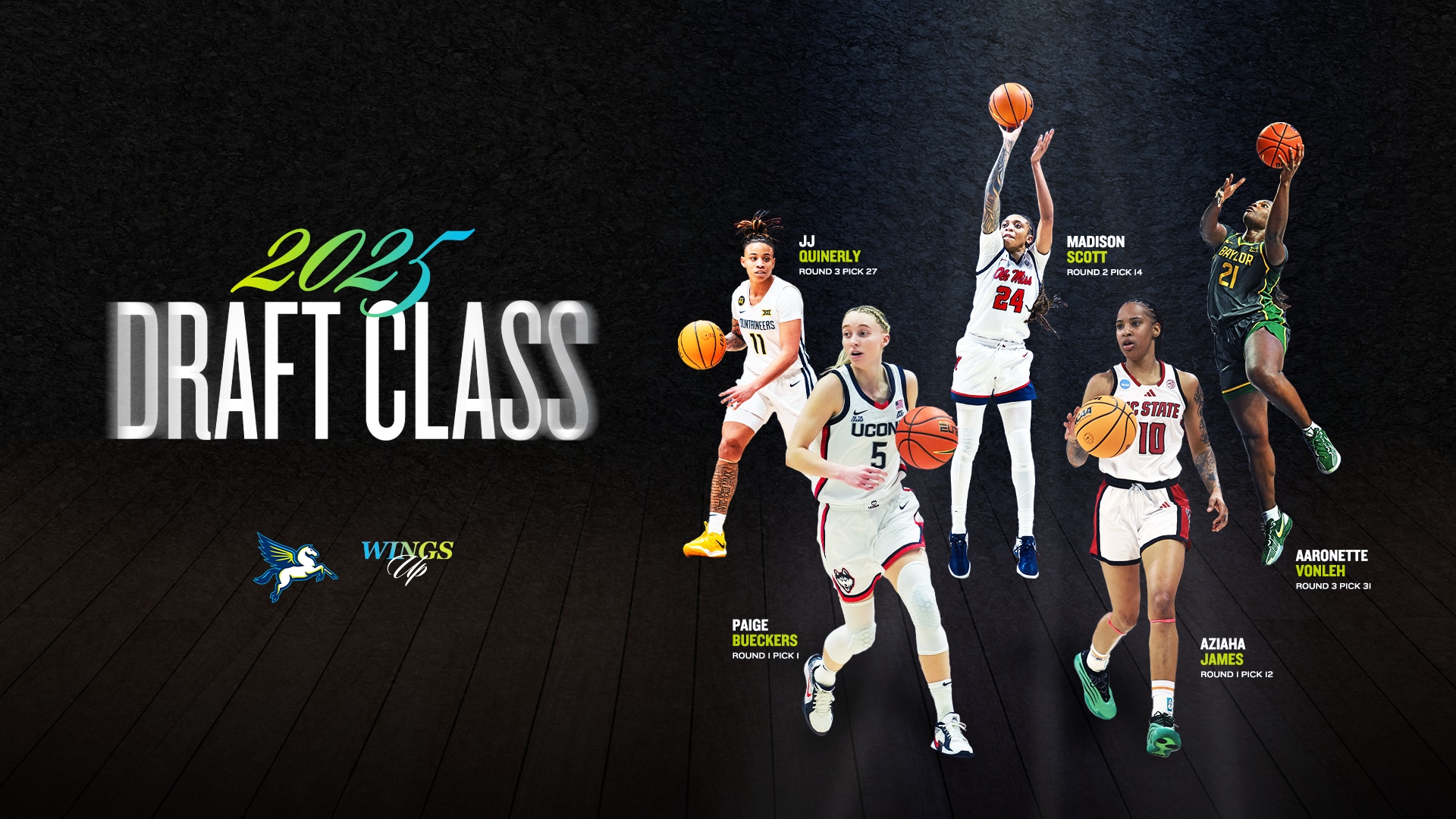 Dallas Wings Complete 2025 WNBA Draft Class
