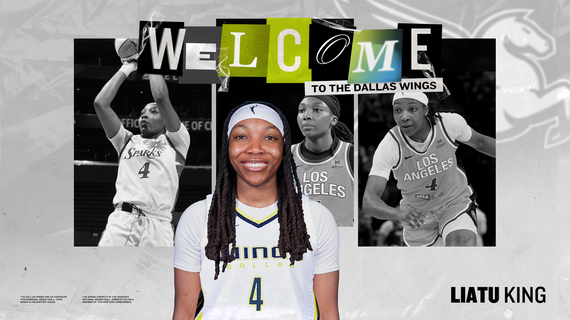 Dallas Wings Sign Liatu King