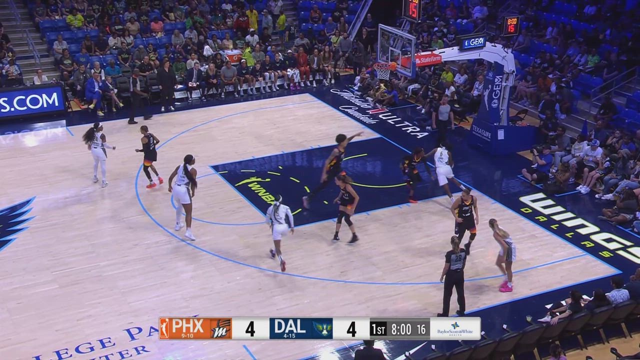 Natasha Howard Posts 36 points & 11 rebounds vs. Phoenix Mercury