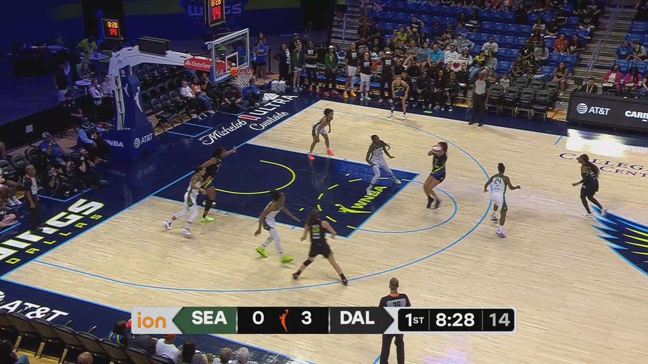 Teaira McCowan Posts 23 points & 15 rebounds vs. Seattle Storm