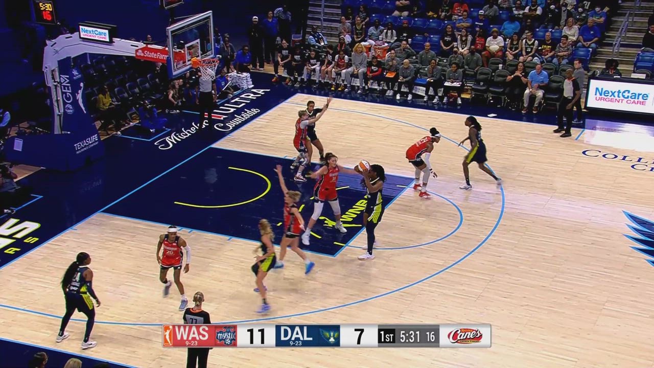 Teaira McCowan Posts 20 points & 13 rebounds vs. Washington Mystics