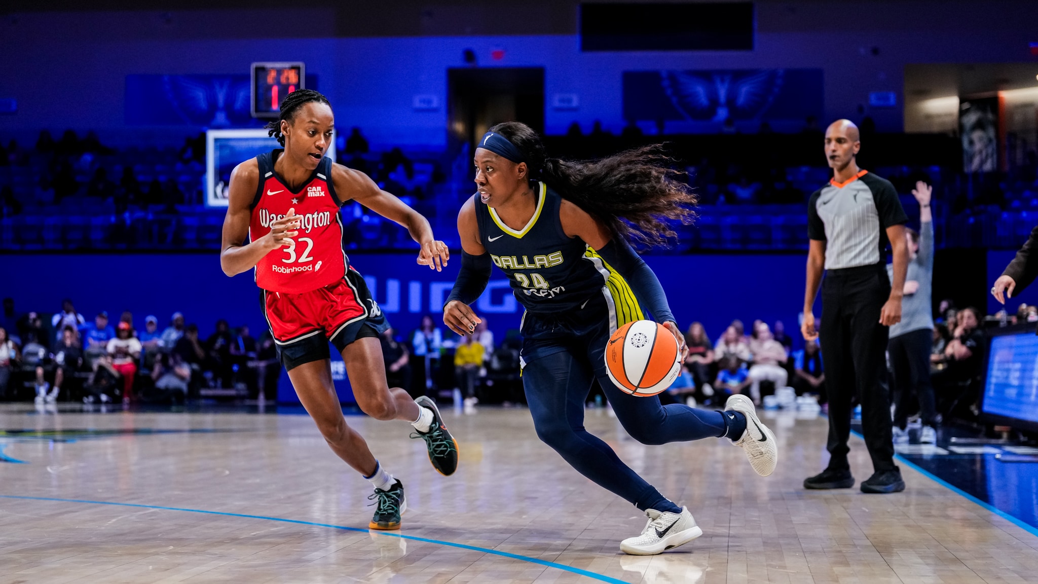 Wings Rally Late But Come Up Short Against Mystics, 90-86