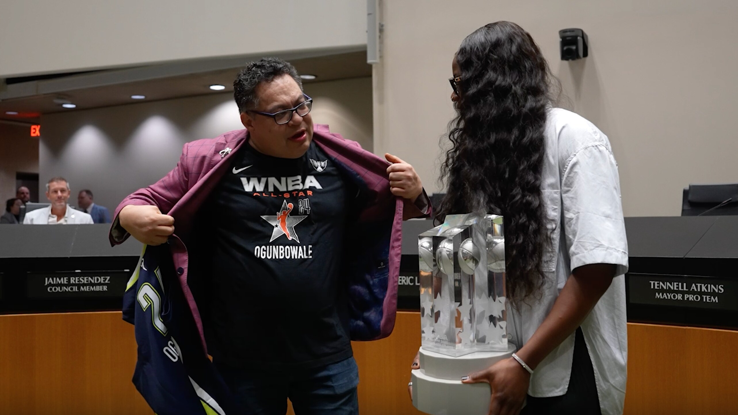 Arike Ogunbowale Day in the City of Dallas